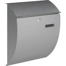 Perel Letterbox 40.3 cm Height x 31 cm Width x 16.5 cm Silver