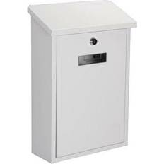 Perel BG10001 Rio Post Box White
