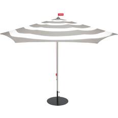 Fatboy Parasols et Accessoires Fatboy Stripesol Set Parasol Ø 350 cm Gris Clair + Pied Noir