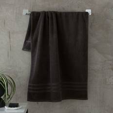 Catherine Lansfield Zero Twist Bath Towel Grey, Black