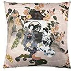 Paoletti Geisha Floral Cushion Blush Complete Decoration Pillows Pink