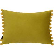 Bamboo Pillows Paoletti Soft Velvet Pom Pom Complete Decoration Pillows Multicolour, Gold