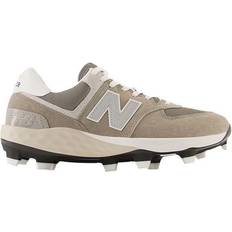 Brown - Men Baseball Shoes New Balance Men's Fresh Foam 574 Molded Baseball Cleats Sharkskin