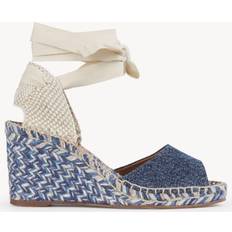 39 ½ Espadrillos Chloé Espadrille-Sandalen Piia aus Denim blau