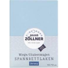 Tessuti Julius Zöllner Lenzuolo In Jersey Con Angoli Elastici Azzurro Blu