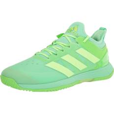 Adidas Green Racket Sport Shoes Adidas Men's Adizero Ubersonic Tennis Shoes Green/Solar Green