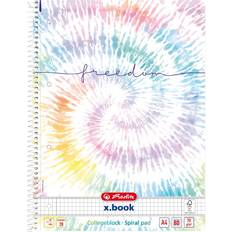 Kontorsmaterial Herlitz Spiralblock A4 80 Ark Linjering 28 Motiv