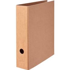 Braun Ordner & Mappen Falken Cardboard Folder A4 8cm