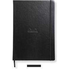 Orange Notepads Clairefontaine Rhodia A4 Webnotebook, Lined, Black