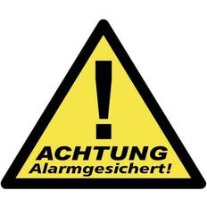 Pentatech 40201 warnaufkleber achtung alarmgesichert sprachen