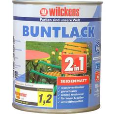 Schwarz Malerfarbe Wilckens buntlack 2in1 ral 9005 Schwarz 0.75L