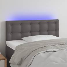 vidaXL med LED-lys 90x5x78/88 Sengegavl