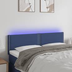 vidaXL LED tyg Sänggavel
