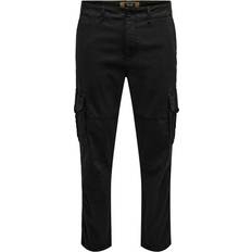 Only & Sons Onsdean Life Tap Cargo 0032 Pant Noos - Black