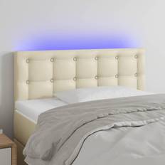vidaXL med LED-lys 90x5x78/88 Sengegavl