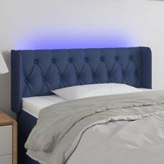 vidaXL LED-lys stof Sengegavl