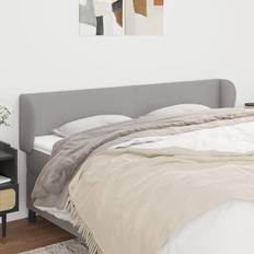 vidaXL Ad Orecchio Grigio Chiaro 203x23x78/88 cm In Tessuto Testiera