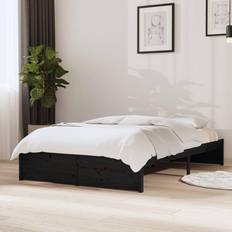 vidaXL 120x190 Small Double massivt træ Sengeramme