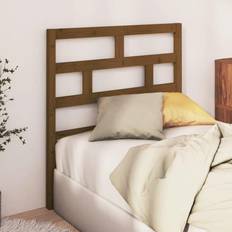 vidaXL Bed Honey Wood Pine Headboard