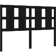 vidaXL black, 145.5 Solid Pine Bed Headboard