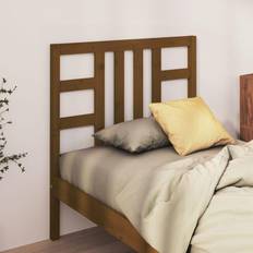 Pine Headboards vidaXL Bed Honey Wood Pine Headboard