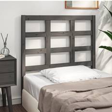 Headboards sale vidaXL grey, 95.5 Solid Wood Pine Bed Headboard