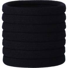 Black Hair Ties Eboot Large Stretch Hair Ties 20-pack