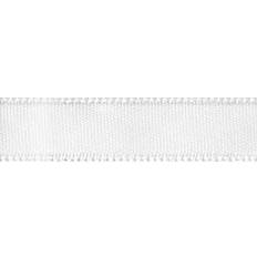 Offray 263625 Single Face Satin Ribbon 1.5 in. Wide 12 Feet-White