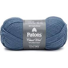 Yarn & Needlework Supplies Patons Classic Wool Yarn, Country Blue