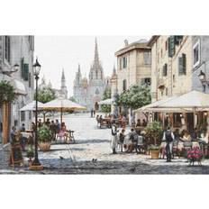 LUCAS counted cross stitch kit "gold collection barcelona cathedral" 47x31cm