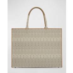 Furla Opportunity Beige Leren Handtas - Beige