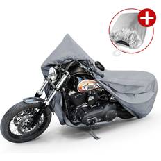 Housses de tondeuse Walser Garage À Motos Chopper Taille L 250 x 100 x 130 cm Gris