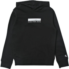 Calvin Klein Boy's Organic Cotton Hoodie - Ck Black (IB0IB01437BEH)