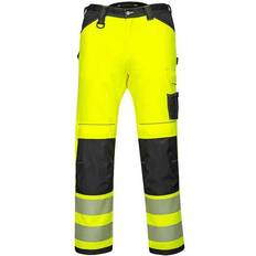 Portwest PW3 Hi-Vis Women's Stretch Work Trouser - Orange/Black