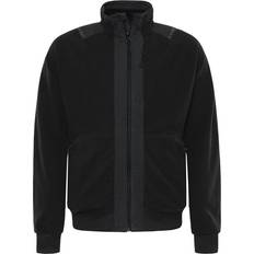 4XL Arbetsjackor Fristads Fleecejacka Svart