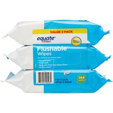 Sensitive Skin Wet Wipes Equate Fresh Scent Flushable Wipes 144-pack