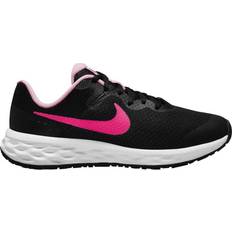 35½ Løpesko Nike Revolution 6 GS - Black/Pink Foam/Hyper Pink