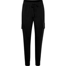 Kaffe Linda Jersey Pants - Black Deep