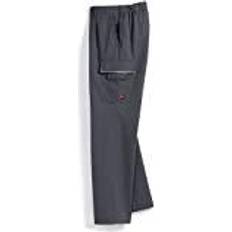 Work Trousers With Elasticated Back - Dark Grey
