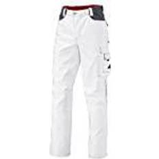 1803-720-110 Work Trousers Double Waist Button Elasticated Back - Night Blue/Anthracite