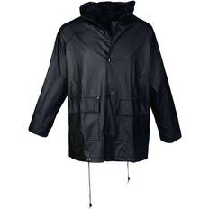 Vestes de Travail Asatex PU Regenschutz-Jacke Gr.XXXL, schwarz