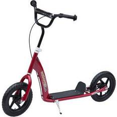 Plastic Kick Scooters Homcom Teen Push Scooter