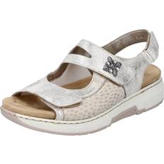 Rieker 36 - Beige - Dam Sandaler Rieker Sandaler V8166-60 Beige Beige