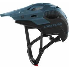 Unisex – Erwachsene C-maniac Helmet, Schwarz/Petrol Matt