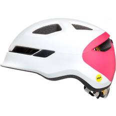 KED Cykelhjelm Pop Mips 52-56 cm White Magenta