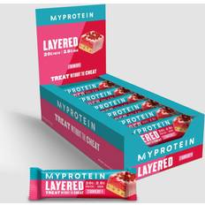 Myprotein Layered Bar - 12 60g Strawberry 12 pcs