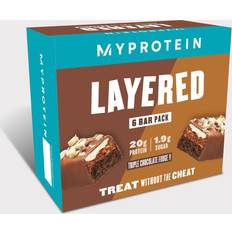 Myprotein 6 Layer Protein Bar 6 x 60g Triple Chocolate Fudge