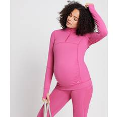 Women's Power Maternity 1/4 Zip Sangria