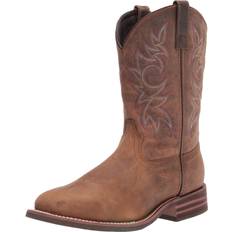 Gray - Men Ankle Boots Adtec 9829 Men's Western Boots, 10.5 Brown