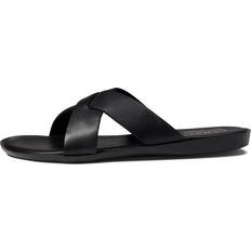 Slippers & Sandals MARC JOSEPH NEW YORK Roman Court Black Grainy Men's Shoes Black